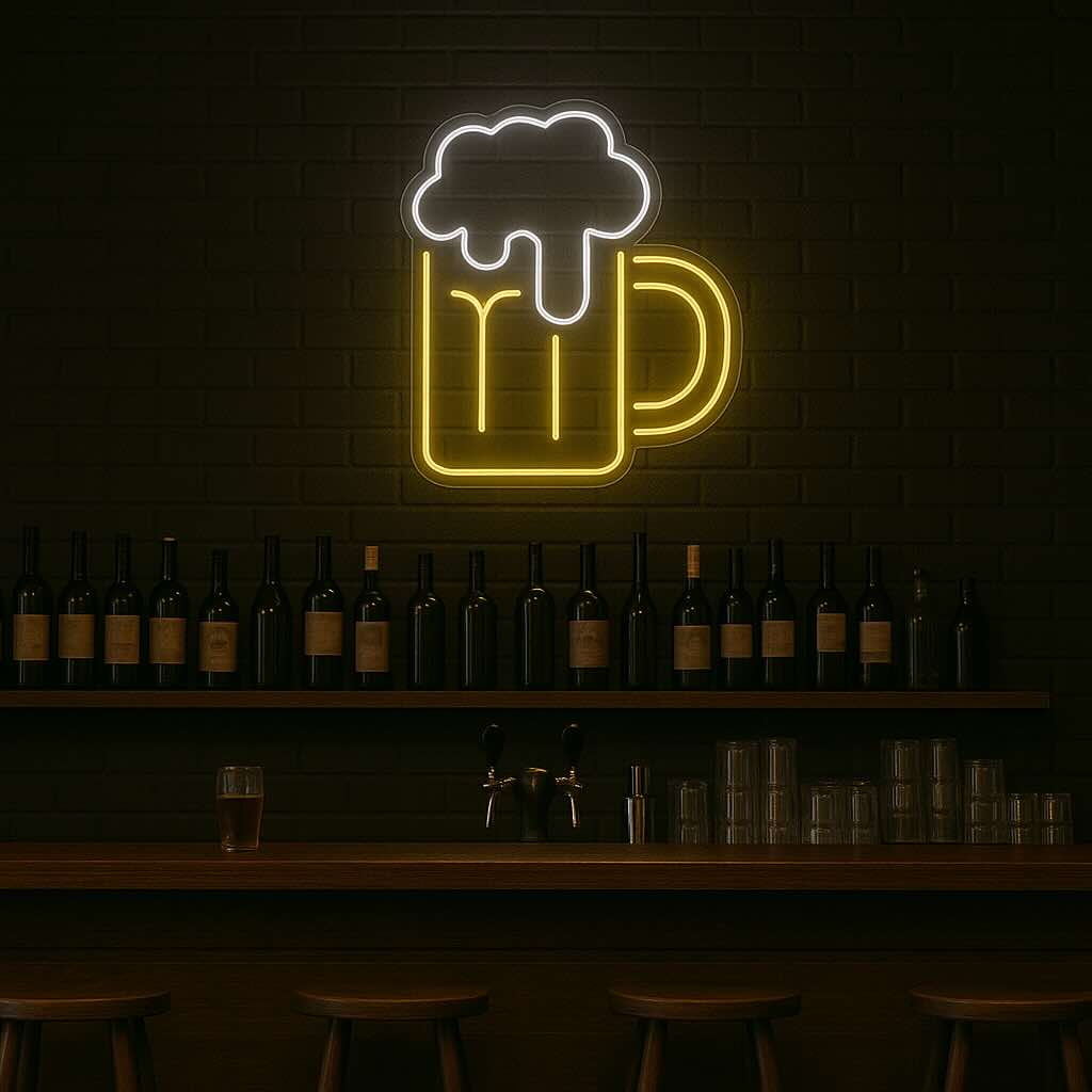 Chope de bière - Néon décoratif LED – Image 3