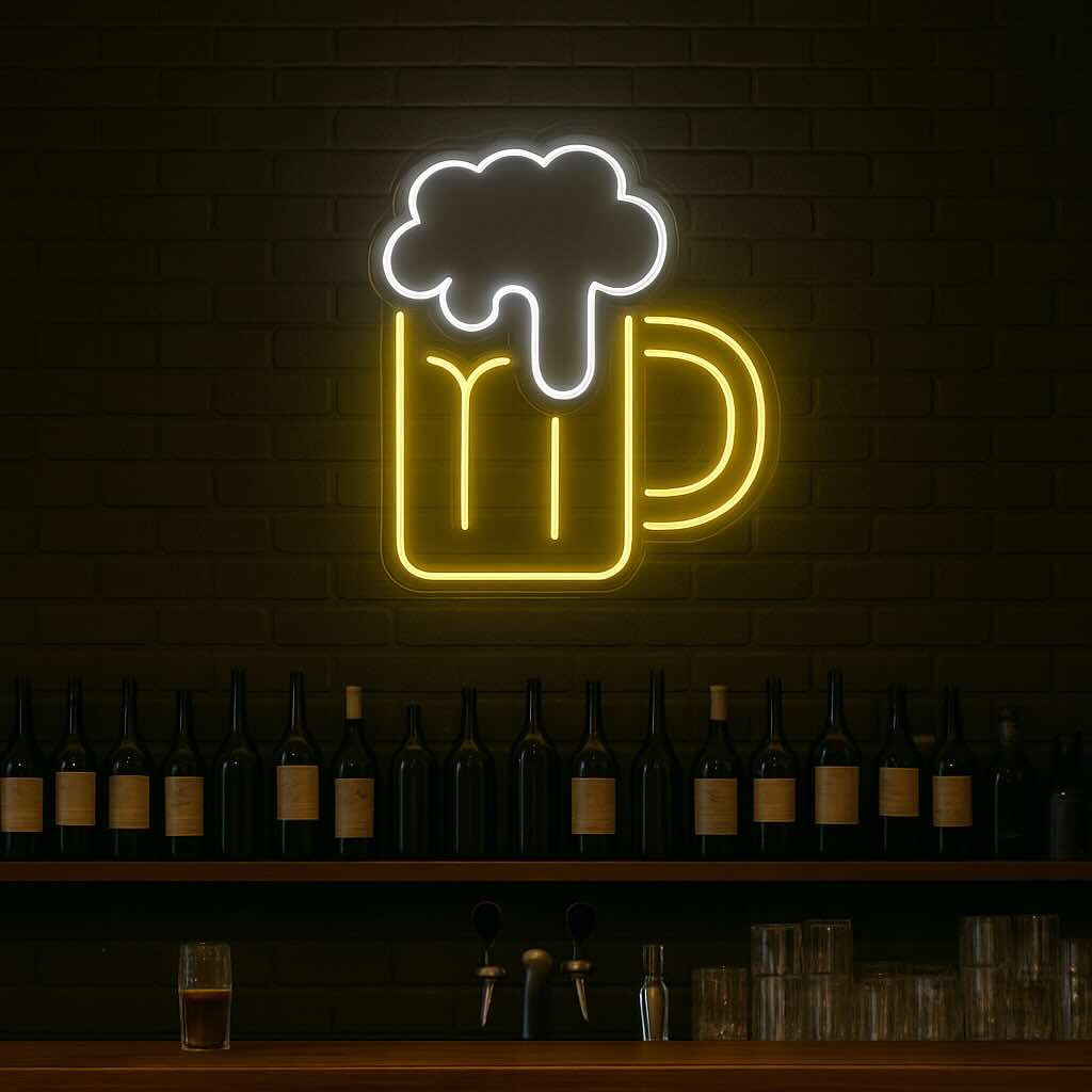 Chope de bière - Néon décoratif LED