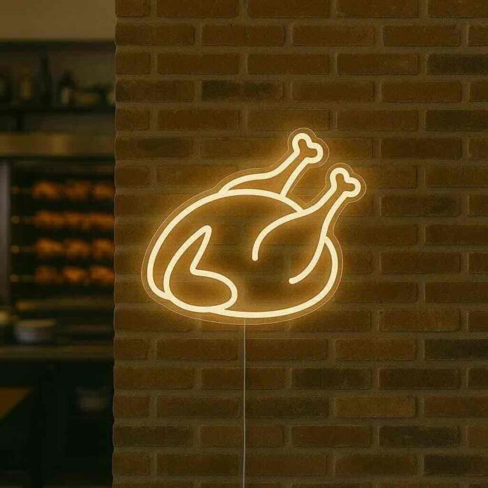 Néon décoratif LED - Poulet Rôti