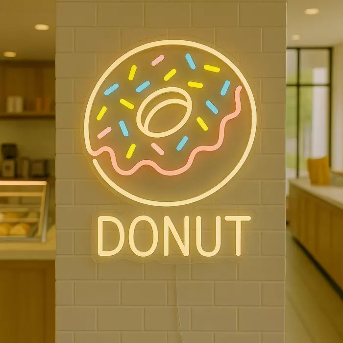 Néon LED Donut Nappé
