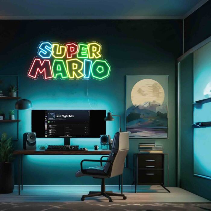 Néon LED Super Mario