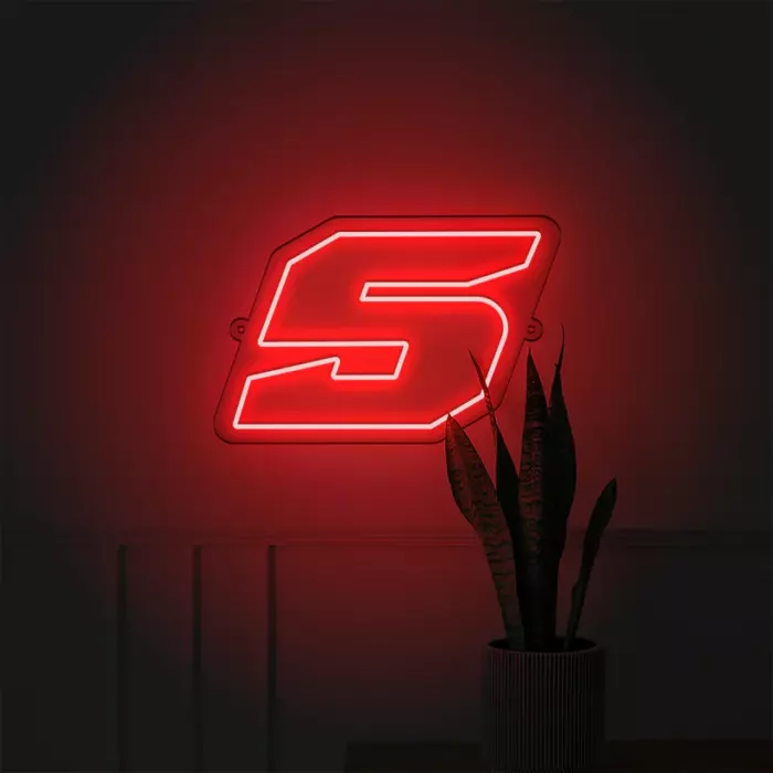 Néon LED mural - Johann ZARCO '5'