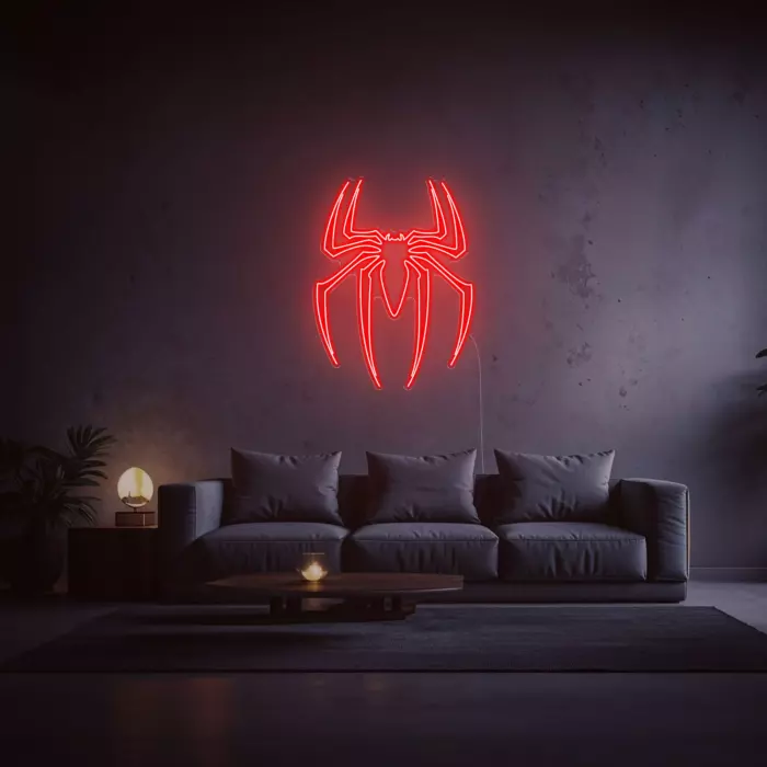 Spiderman Logo - Néon LED