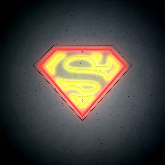 Superman Logo – Néon LED – Image 2