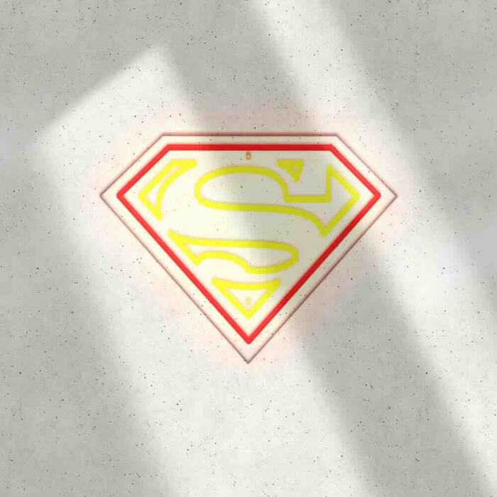 Superman Logo – Néon LED – Image 4