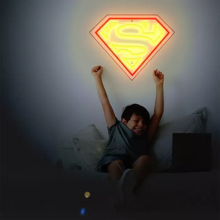 Superman Logo – Néon LED – Image 3