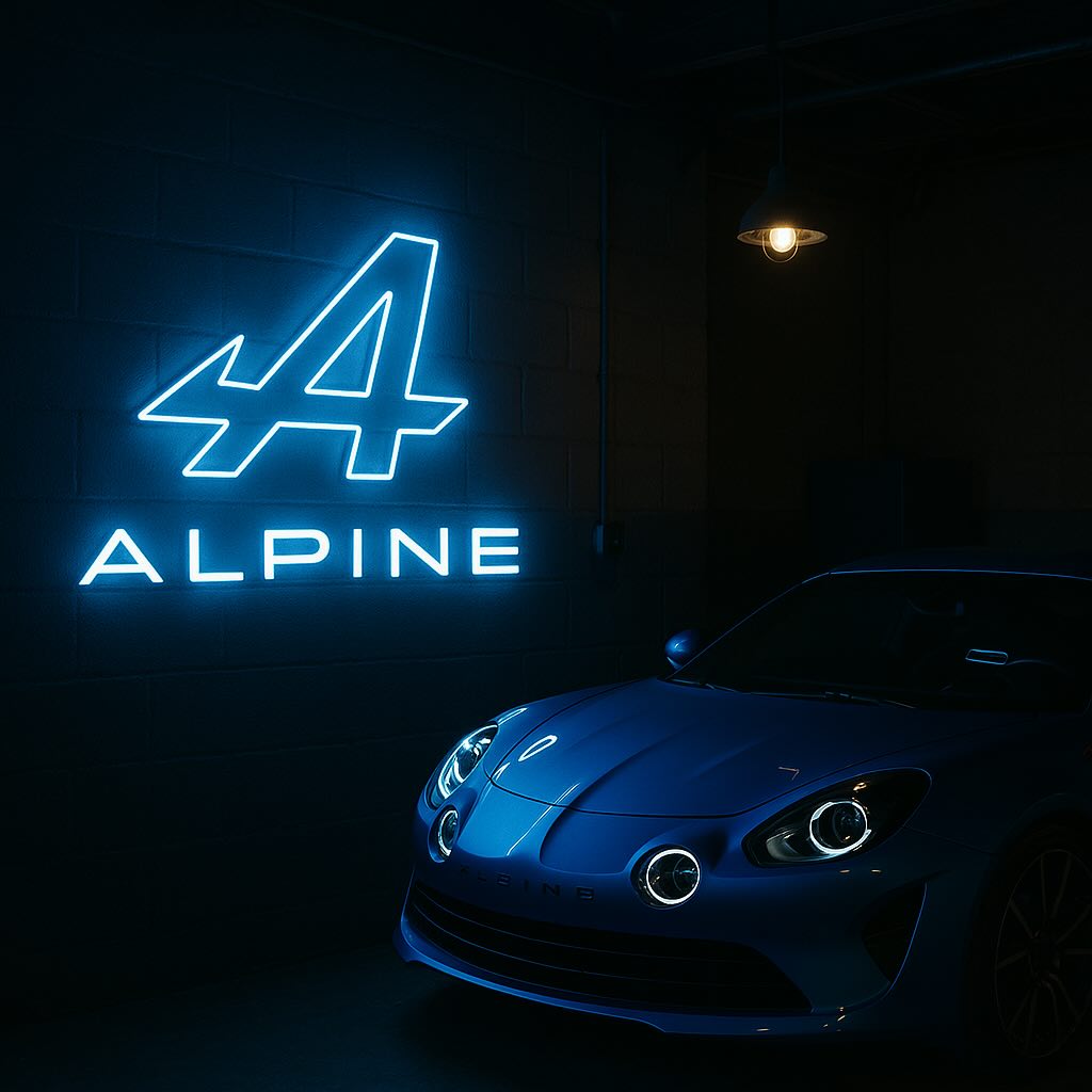 Néon LED mural - ALPINE